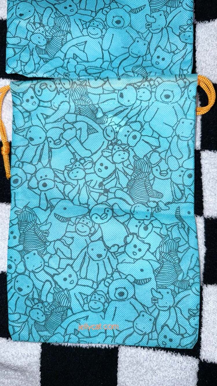 2 X AUTHENTIC Jellycat Dust Bag Small Storage Bag - Picture 4 of 6